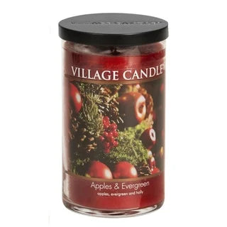 Village Candle Apples & Evergreen Tumblr - Large