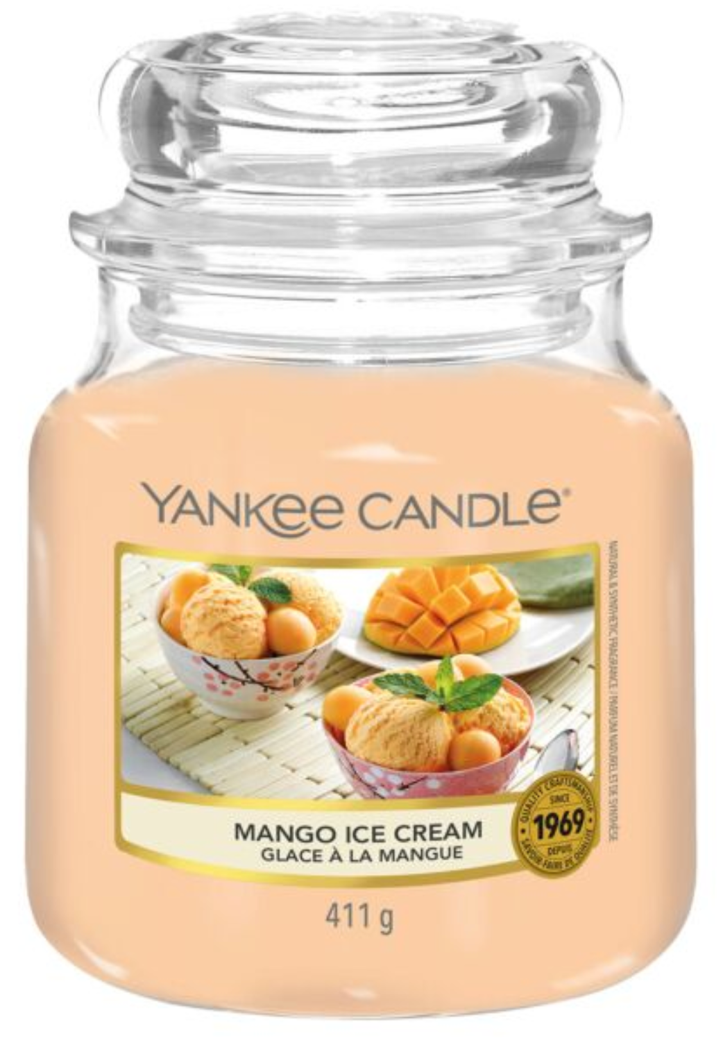 Yankee Candle Mango Ice Cream - Medium