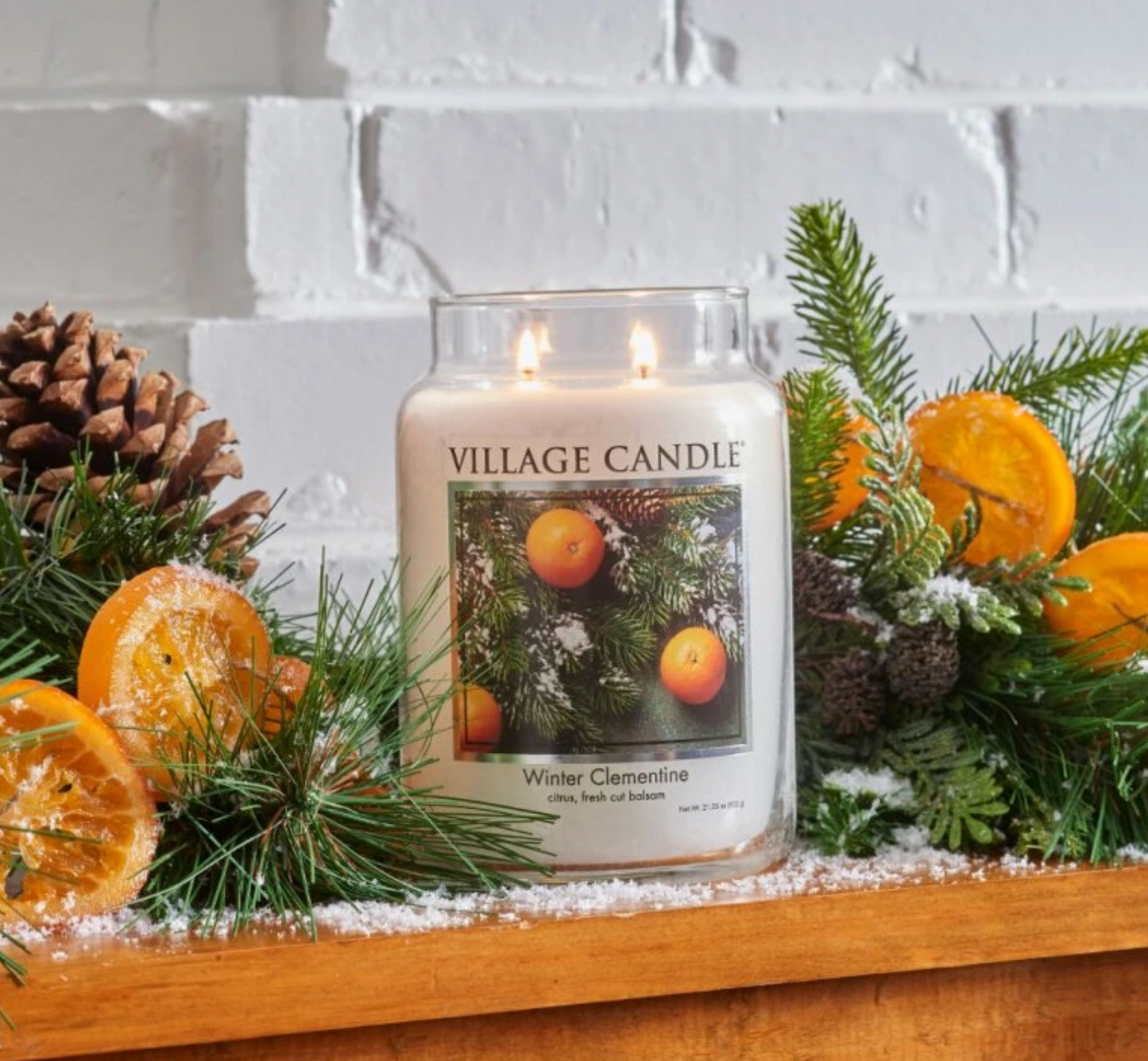 Village Candle Winter Clementine - Large