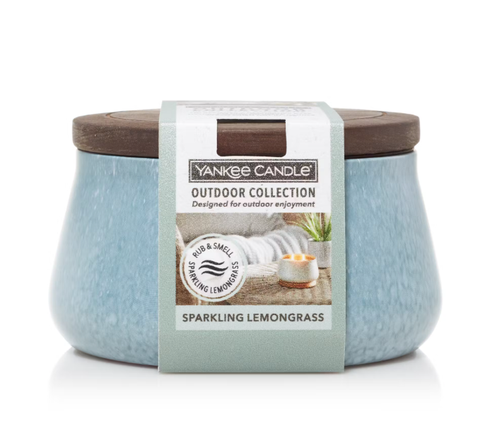 Yankee Candle Sparkling Lemongrass - Outdoor Candle