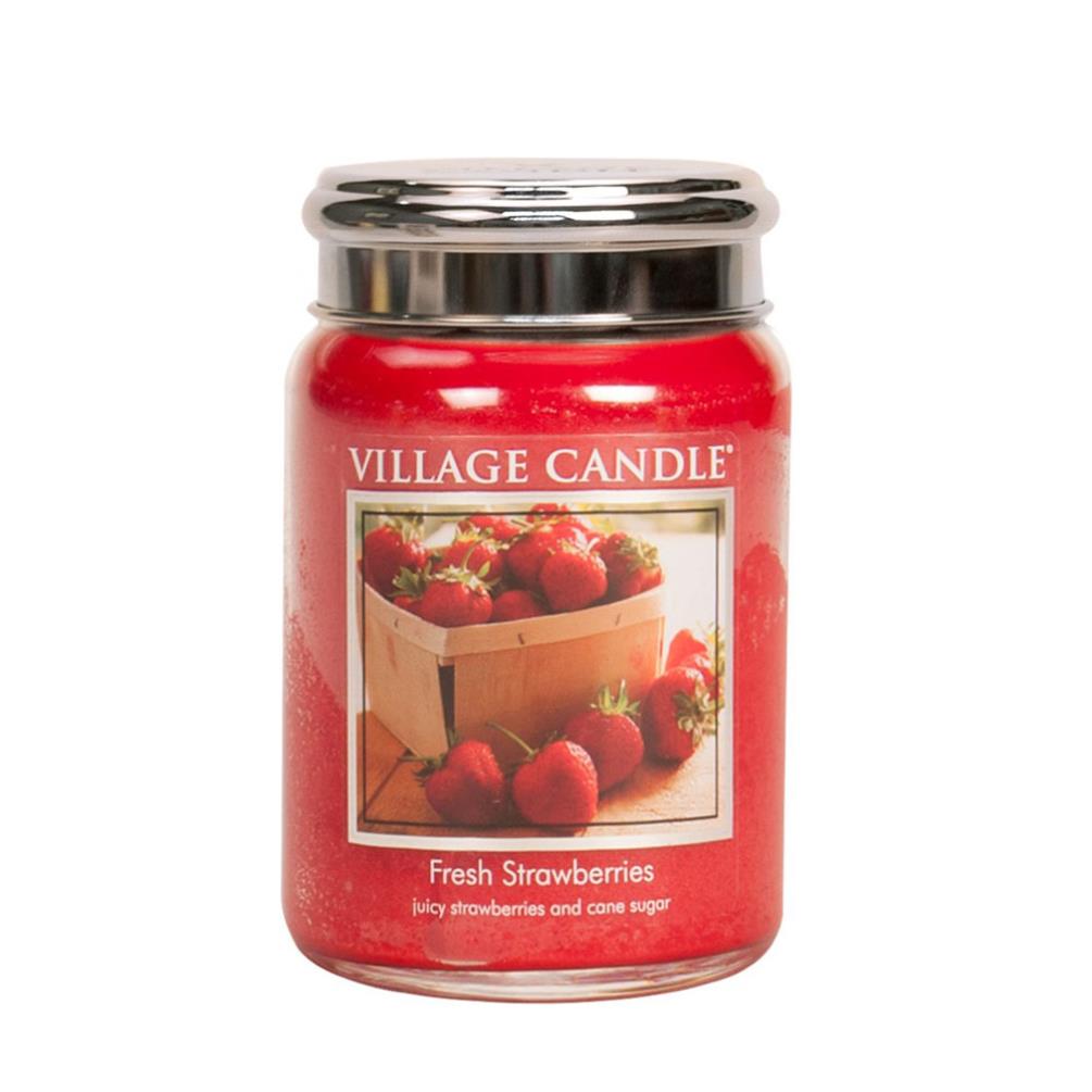 Village Candle Fresh Strawberries - Large