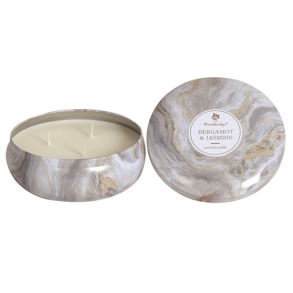 Woodbridge Bergamot & Jasmine - Tinned Candle