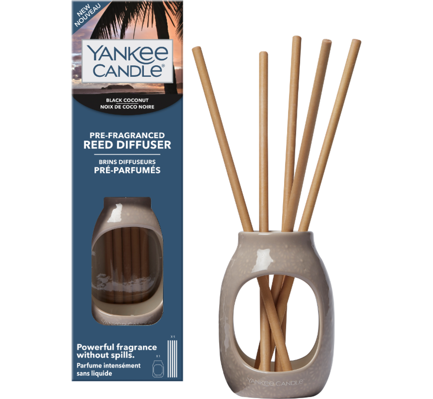 Yankee Candle Reed Diffuser - Black Coconut Starter Kit