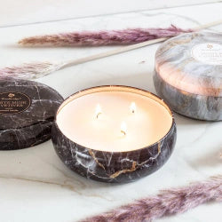Woodbridge Black Pomegranate - Tinned Candle