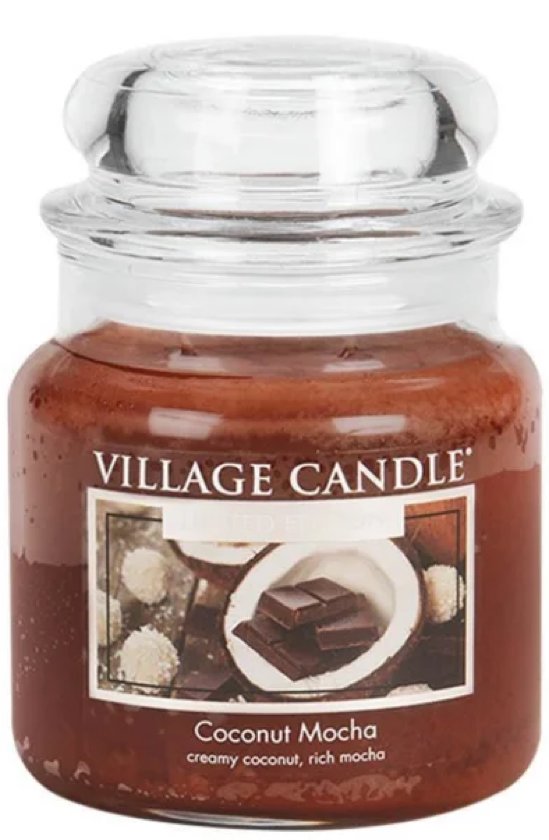Village Candle Coconut Mocha - Medium