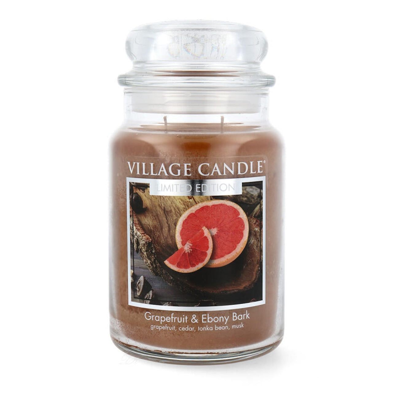 Village Candle Grapefruit & Ebony Bark - Large
